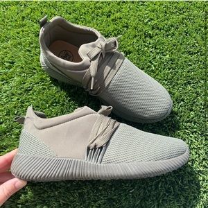 Green Lace Up Sneakers